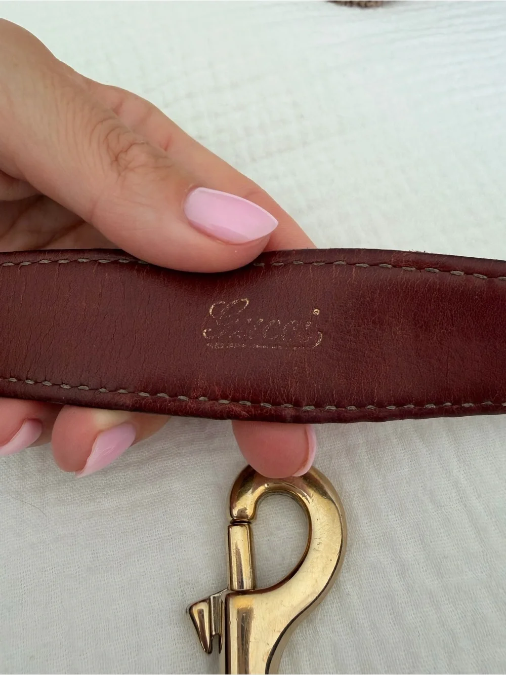 Vintage Gucci Jackie Burgundy Guccissima Leather Hobo Bag | Authentic w/ COA